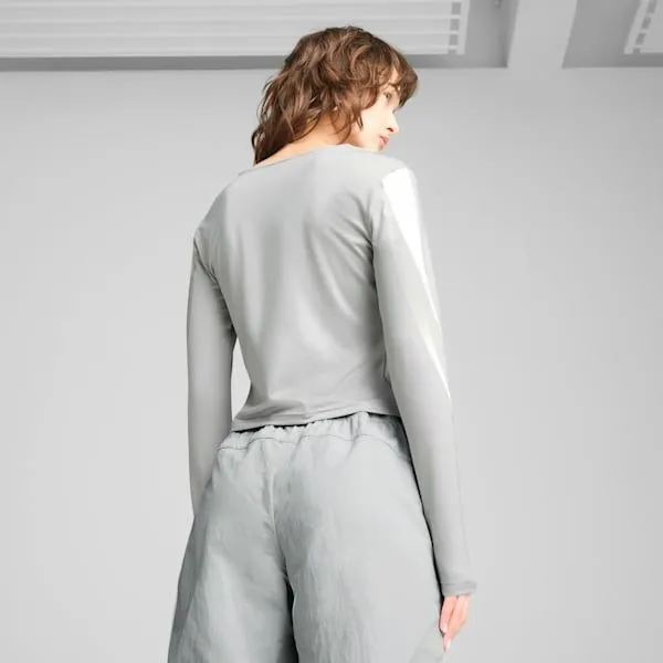 Puma TShirts and Tops DARE TO 039s Graphic Long Sleeve Tee Flat Light Gray 8211 Women Puma TShirts and Tops DARE TO 039s Graphic Long Sleeve Tee Flat Light Gray 8211 Women