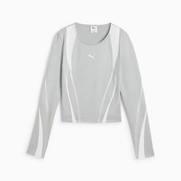 Puma TShirts and Tops DARE TO 039s Graphic Long Sleeve Tee Flat Light Gray 8211 Women Puma TShirts and Tops DARE TO 039s Graphic Long Sleeve Tee Flat Light Gray 8211 Women