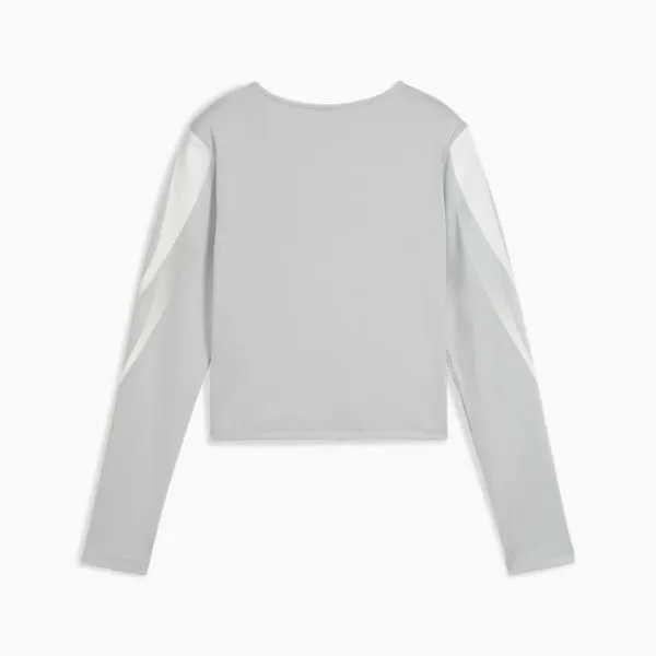 Puma TShirts and Tops DARE TO 039s Graphic Long Sleeve Tee Flat Light Gray 8211 Women Puma TShirts and Tops DARE TO 039s Graphic Long Sleeve Tee Flat Light Gray 8211 Women