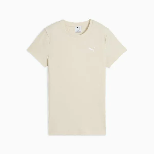 Puma TShirts and Tops ESS ELEVATED Rib Tee Alpine Snow 8211 Women