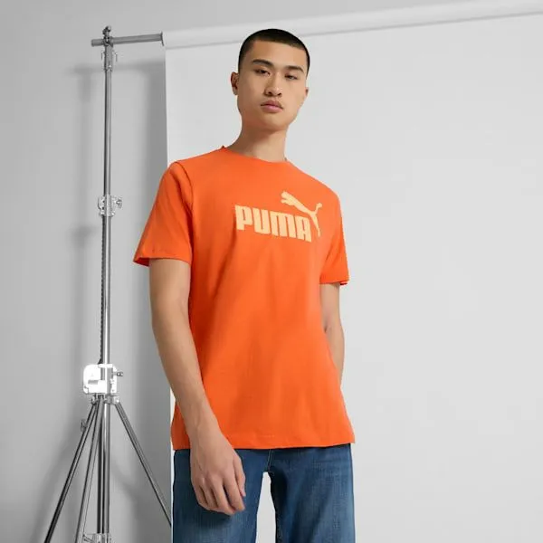 Puma TShirts and Tops ESS No 1 Logo 039s Tee Flame Flicker 8211 Men