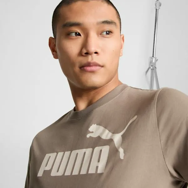 Puma TShirts and Tops ESS No 1 Logo 039s Tee Totally Taupe 8211 Men