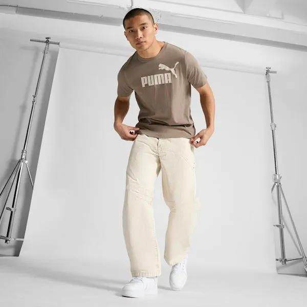 Puma TShirts and Tops ESS No 1 Logo 039s Tee Totally Taupe 8211 Men