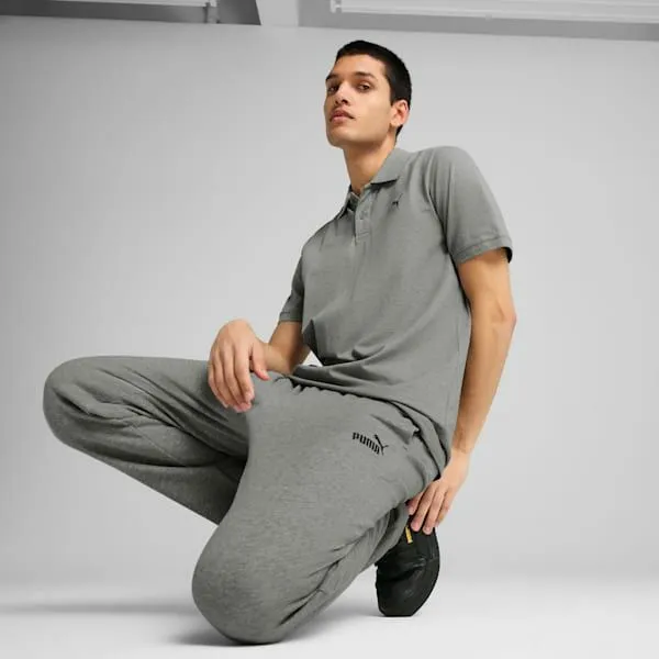Puma TShirts and Tops Essentials 039s Pique Polo Medium Gray Heather 8211 Men Puma TShirts and Tops Essentials 039s Pique Polo Medium Gray Heather 8211 Men
