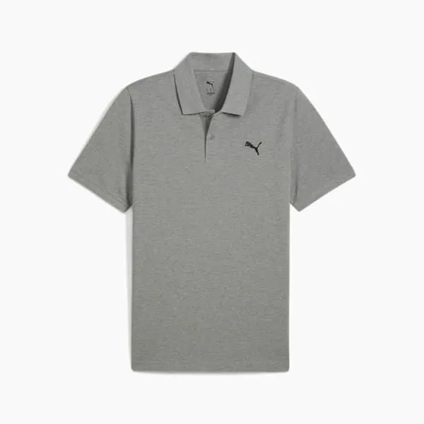 Puma TShirts and Tops Essentials 039s Pique Polo Medium Gray Heather 8211 Men Puma TShirts and Tops Essentials 039s Pique Polo Medium Gray Heather 8211 Men