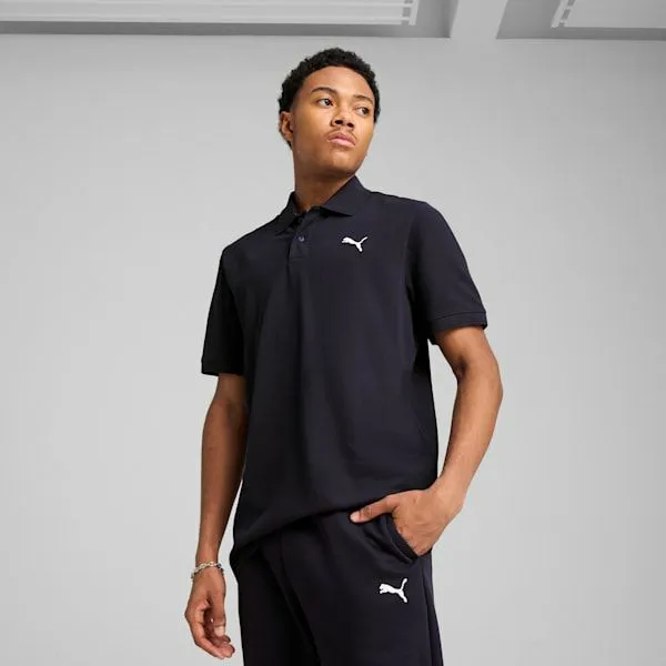 Puma TShirts and Tops Essentials 039s Pique Polo New Navy 8211 Men
