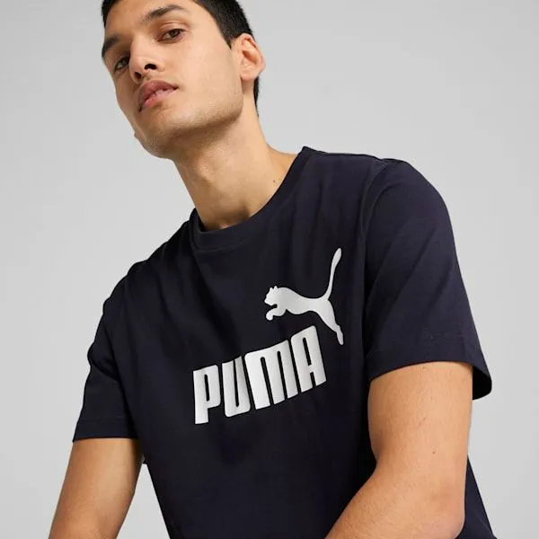 Puma TShirts and Tops Essentials No 1 Logo 039s Tee New Navy 8211 Men