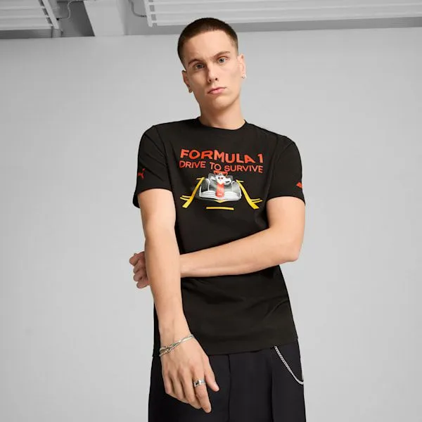 Puma TShirts and Tops F1 Drive To Survive 039s Tee Puma Black 8211 Men