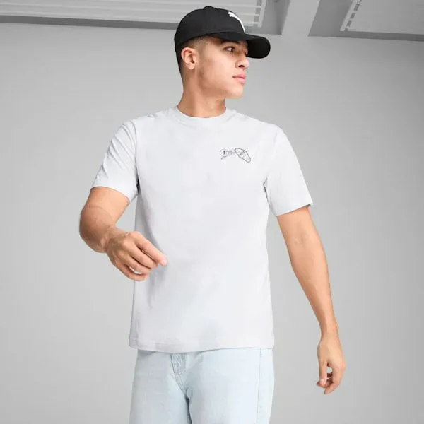 Puma TShirts and Tops GRAPHICS Hotel 039s Relaxed Tee Puma White 8211 Men