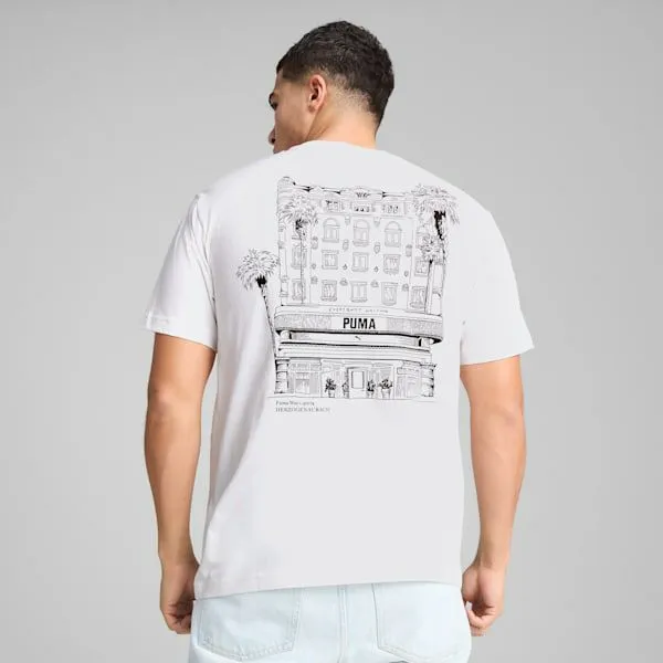 Puma TShirts and Tops GRAPHICS Hotel 039s Relaxed Tee Puma White 8211 Men