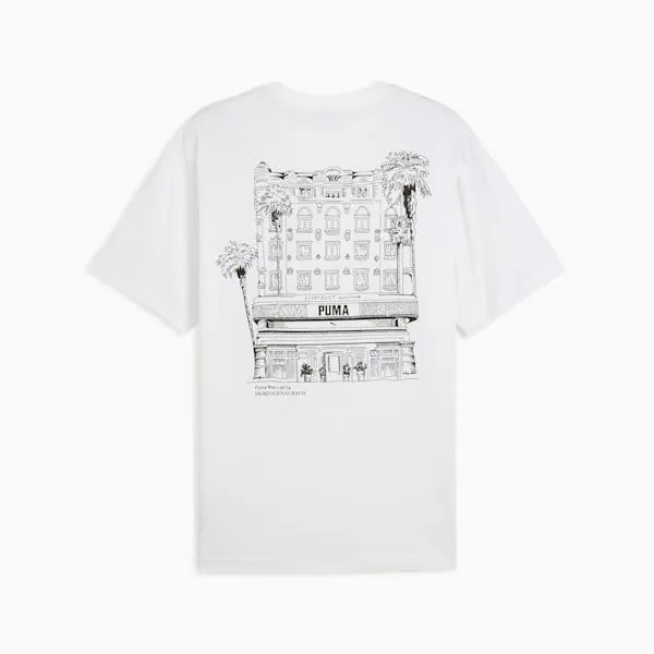 Puma TShirts and Tops GRAPHICS Hotel 039s Relaxed Tee Puma White 8211 Men