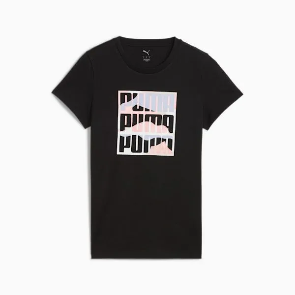 Puma TShirts and Tops GRAPHICS Mountain 039s Tee Puma Black 8211 Women