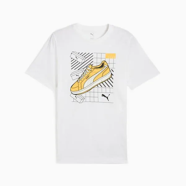Puma TShirts and Tops GRAPHICS Sneakers 039s Tee Puma White 8211 Men