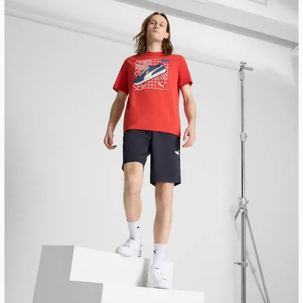 Puma TShirts and Tops GRAPHICS Sneakers 039s Tee Red Fire 8211 Men