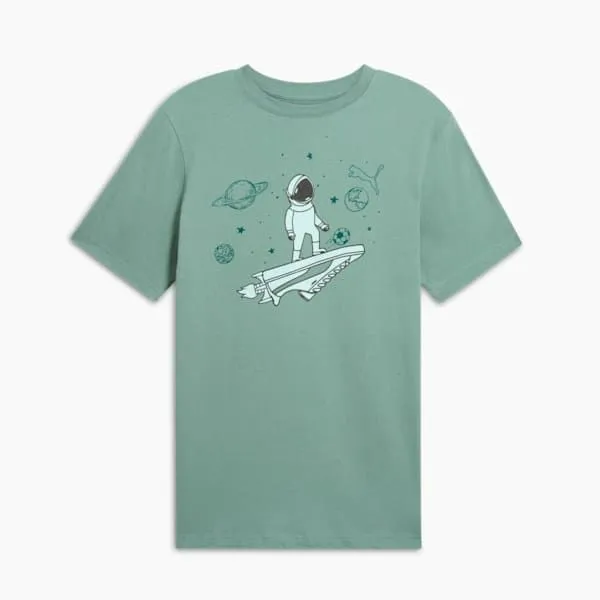 Puma TShirts and Tops GRAPHICS Space 039s Tee Green Moon 8211 Men