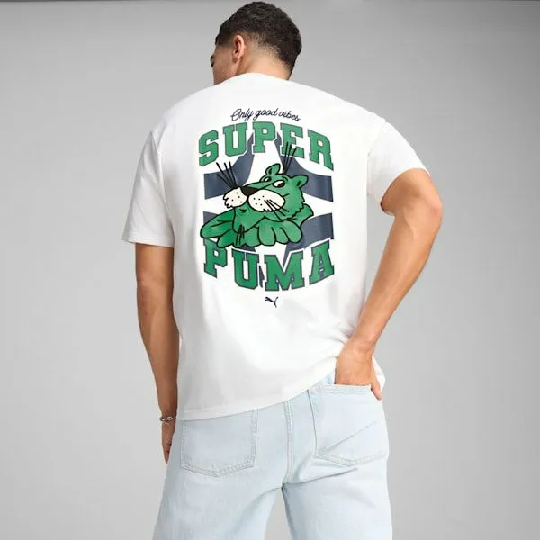 Puma TShirts and Tops GRAPHICS Super PUMA 039s Relaxed Tee Puma White 8211 Men Puma TShirts and Tops GRAPHICS Super PUMA 039s Relaxed Tee Puma White 8211 Men