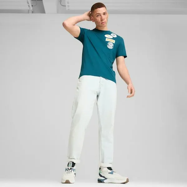 Puma TShirts and Tops Icon 039s Graphic Tee Cold Green 8211 Men