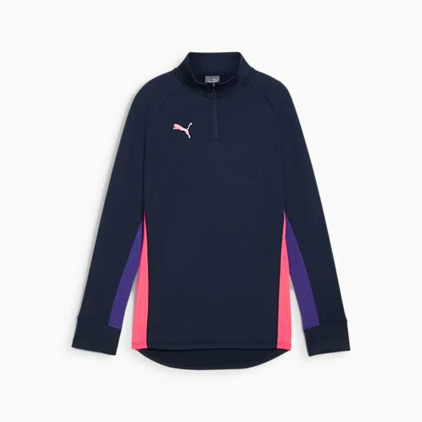 Puma TShirts and Tops IndividualBLAZE 039s QuarterZip Shirt Club Navydark Amethyst 8211 Women