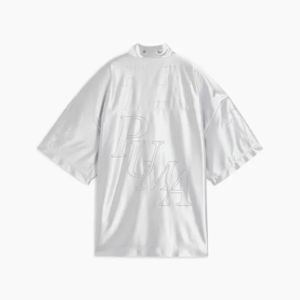 Puma TShirts and Tops JerSHE 039s BaseballInspired Jersey Feather Gray 8211 Women Puma TShirts and Tops JerSHE 039s BaseballInspired Jersey Feather Gray 8211 Women