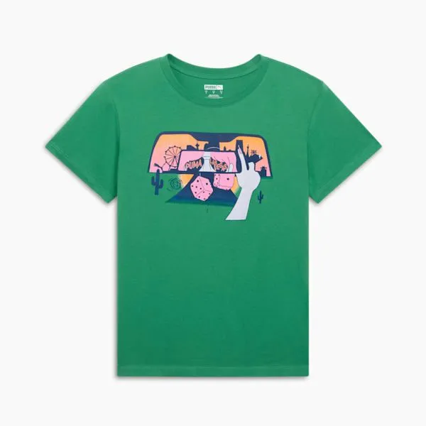 Puma TShirts and Tops Las Vegas Mirror 039s Tee Archive Green 8211 Women