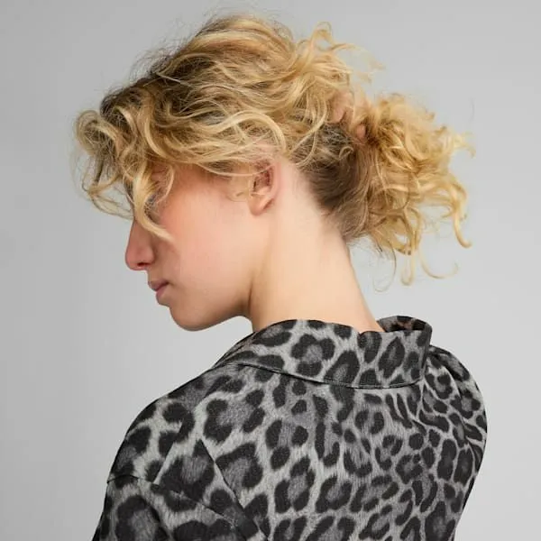 Puma TShirts and Tops LEO LUXE 039s Relaxed AllOver Print Woven Shirt Puma Black 8211 Women Puma TShirts and Tops LEO LUXE 039s Relaxed AllOver Print Woven Shirt Puma Black 8211 Women