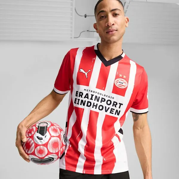 Puma TShirts and Tops PSV Eindhoven 2425 Home Replica 039s Soccer Jersey For All Time Redpuma White 8211 Men Puma TShirts and Tops PSV Eindhoven 2425 Home Replica 039s Soccer Jersey For All Time Redpuma White 8211 Men