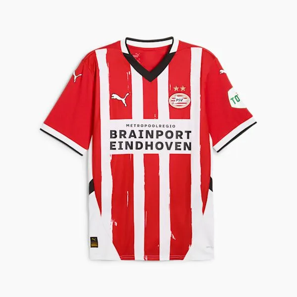 Puma TShirts and Tops PSV Eindhoven 2425 Home Replica 039s Soccer Jersey For All Time Redpuma White 8211 Men Puma TShirts and Tops PSV Eindhoven 2425 Home Replica 039s Soccer Jersey For All Time Redpuma White 8211 Men