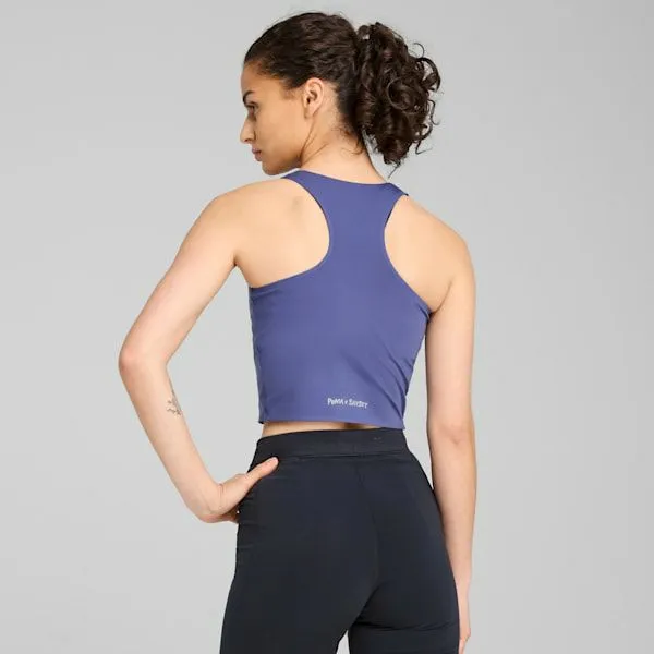 Puma TShirts and Tops PUMA X SAYSKY 039s Running Crop Top Blue Crystal 8211 Women Puma TShirts and Tops PUMA X SAYSKY 039s Running Crop Top Blue Crystal 8211 Women