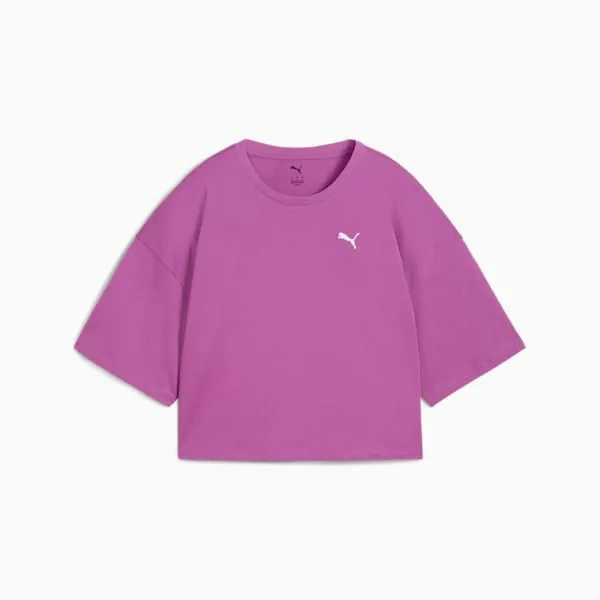 Puma TShirts and Tops Wardrobe Essentials 039s Oversized Short Tee Wild Berry 8211 Women Puma TShirts and Tops Wardrobe Essentials 039s Oversized Short Tee Wild Berry 8211 Women