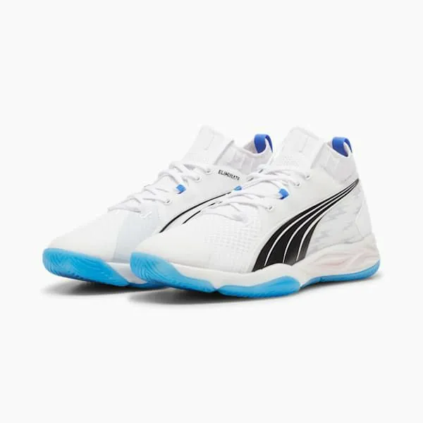 Puma Training and Gym Eliminate NITRO SQD Court Shoes Puma Whitebluemazingpuma Black 8211 Women