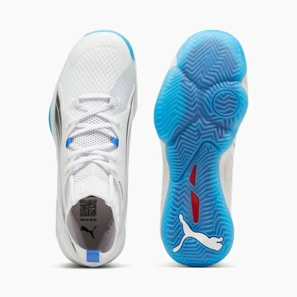 Puma Training and Gym Eliminate NITRO SQD Court Shoes Puma Whitebluemazingpuma Black 8211 Women