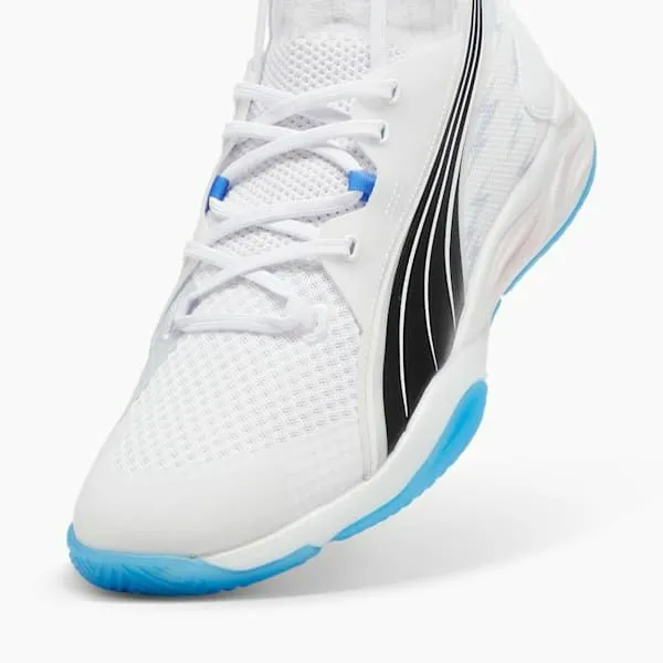 Puma Training and Gym Eliminate NITRO SQD Court Shoes Puma Whitebluemazingpuma Black 8211 Women