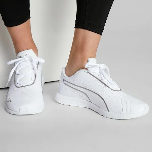 Puma Training and Gym Ella Lace Up 039s Running Shoes Puma Whitepuma Silver 8211 Women Puma Training and Gym Ella Lace Up 039s Running Shoes Puma Whitepuma Silver 8211 Women