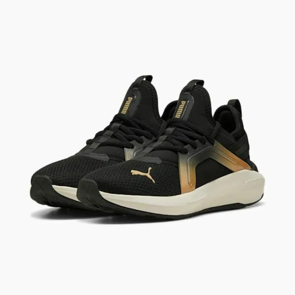 Puma Training and Gym Softride Enzo 5 Metallic 039s Running Shoes Puma Blackwarm Whitepuma Gold 8211 Women Puma Training and Gym Softride Enzo 5 Metallic 039s Running Shoes Puma Blackwarm Whitepuma Gold 8211 Women