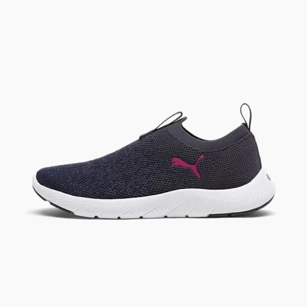 Puma Training and Gym Softride Remi SlipOn Knit 039s Running Shoes New Navypuma Navymagenta Gleam 8211 Women