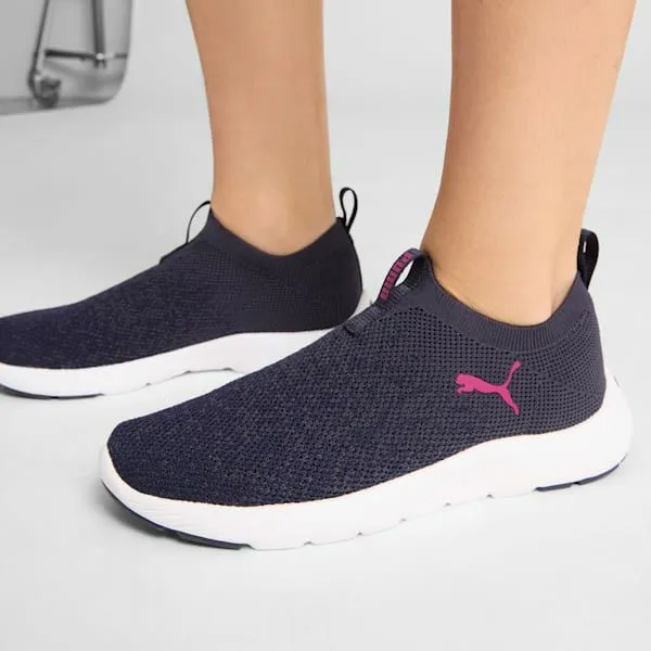 Puma Training and Gym Softride Remi SlipOn Knit 039s Running Shoes New Navypuma Navymagenta Gleam 8211 Women Puma Training and Gym Softride Remi SlipOn Knit 039s Running Shoes New Navypuma Navymagenta Gleam 8211 Women