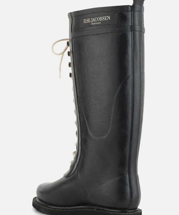 Rainboots Ilse Jacobsen Rainboots Long Long Rubber Boots 8211 Black