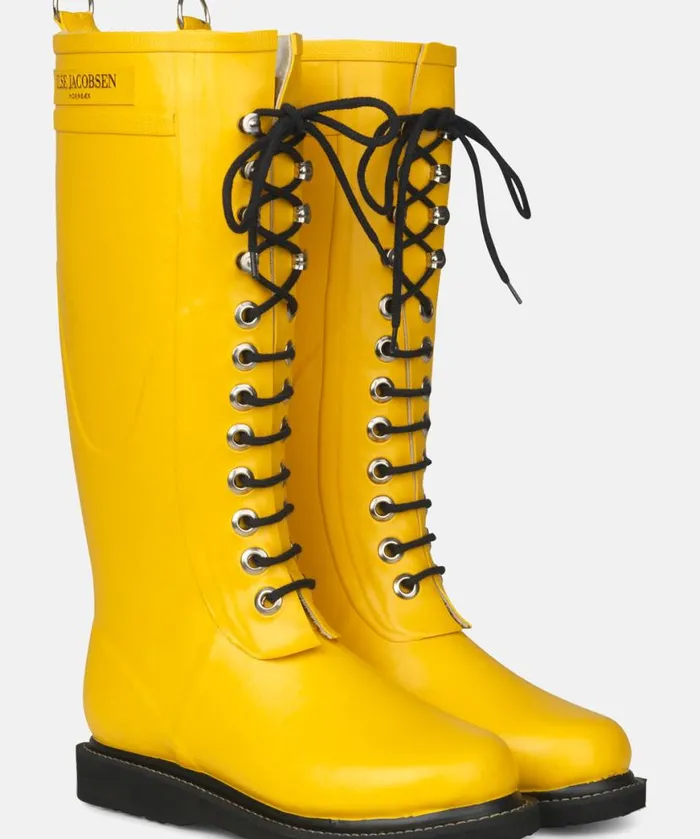 Rainboots Ilse Jacobsen Rainboots Long Long Rubber Boots 8211 Cyber Yellow