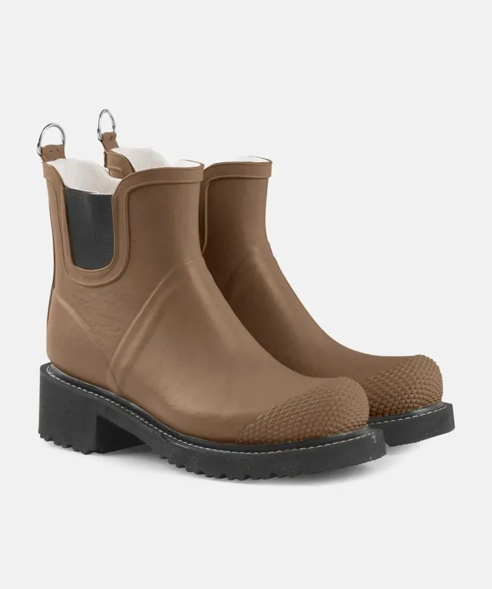 Rainboots Ilse Jacobsen Rainboots Short Short Rubber Boots With High Heel 8211 Otter