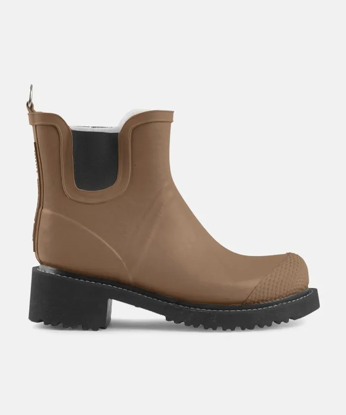 Rainboots Ilse Jacobsen Rainboots Short Short Rubber Boots With High Heel 8211 Otter