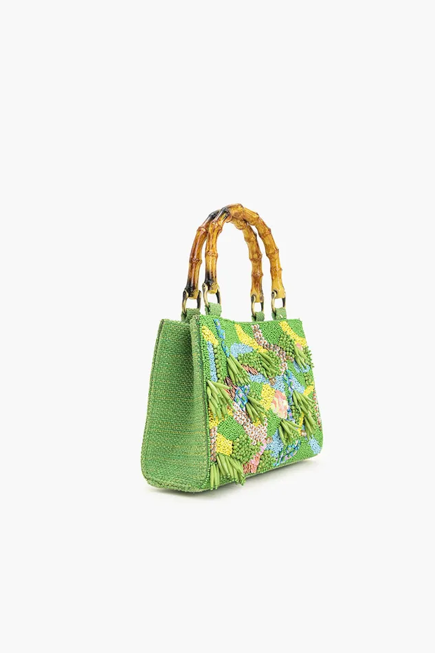 Rainforest Beaded Top Handle Bag Rainforest Beaded Top Handle Bag
