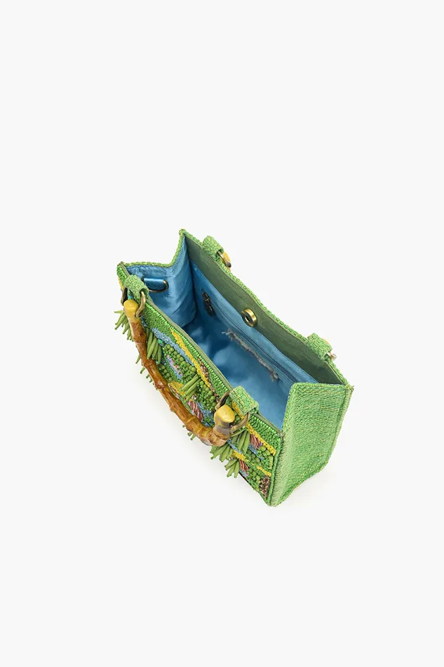 Rainforest Beaded Top Handle Bag Rainforest Beaded Top Handle Bag