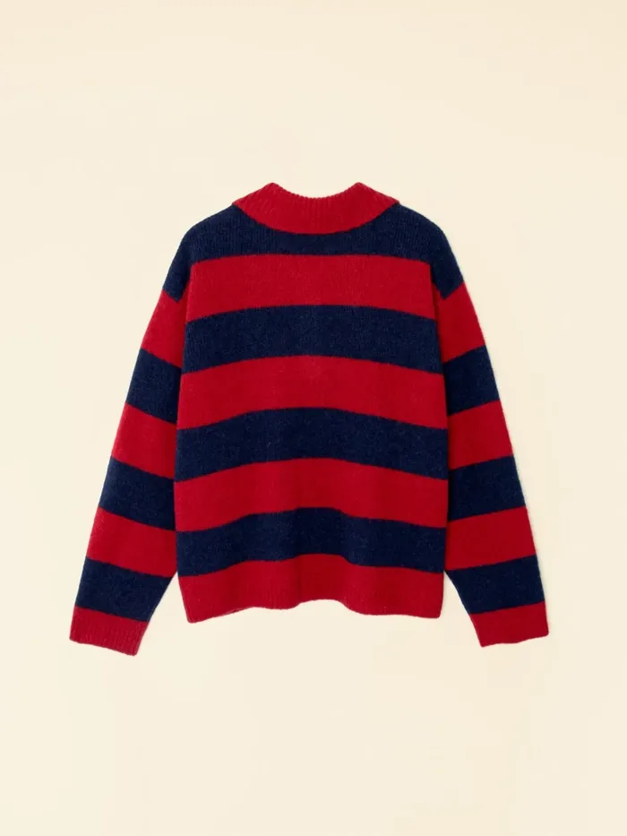 Red Blue Benton Sweater Women Sweaters and Jackets XRENA Red Blue Benton Sweater Women Sweaters and Jackets XRENA