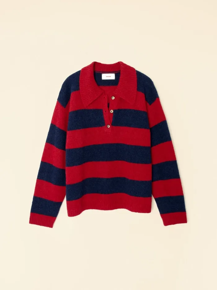 Red Blue Benton Sweater Women Sweaters and Jackets XRENA Red Blue Benton Sweater Women Sweaters and Jackets XRENA
