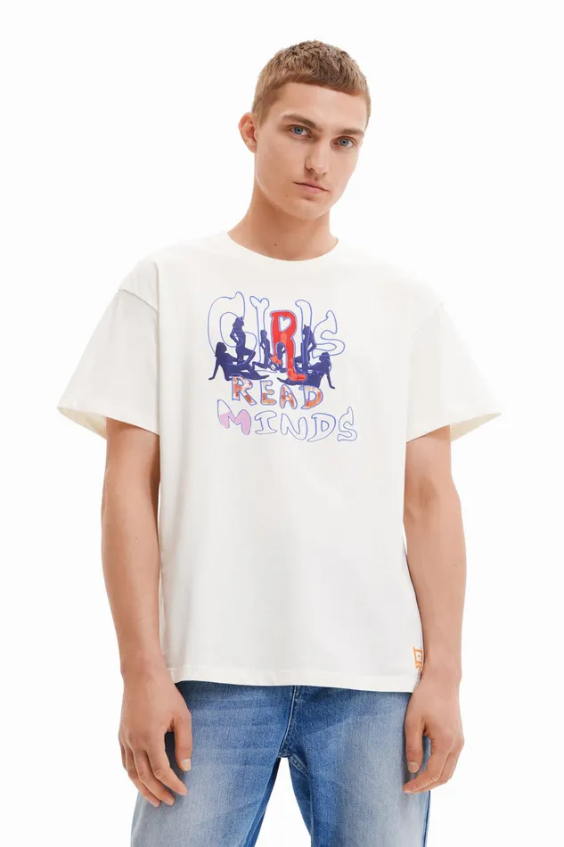Relaxed Girls Tshirt Mens Desigual Tshirt and Polos