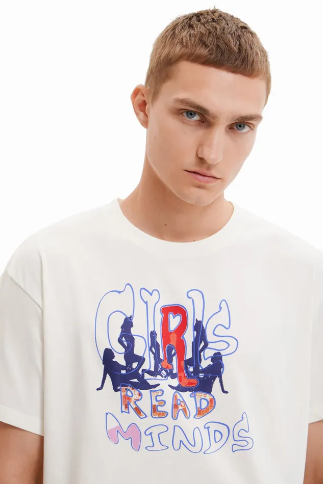 Relaxed Girls Tshirt Mens Desigual Tshirt and Polos
