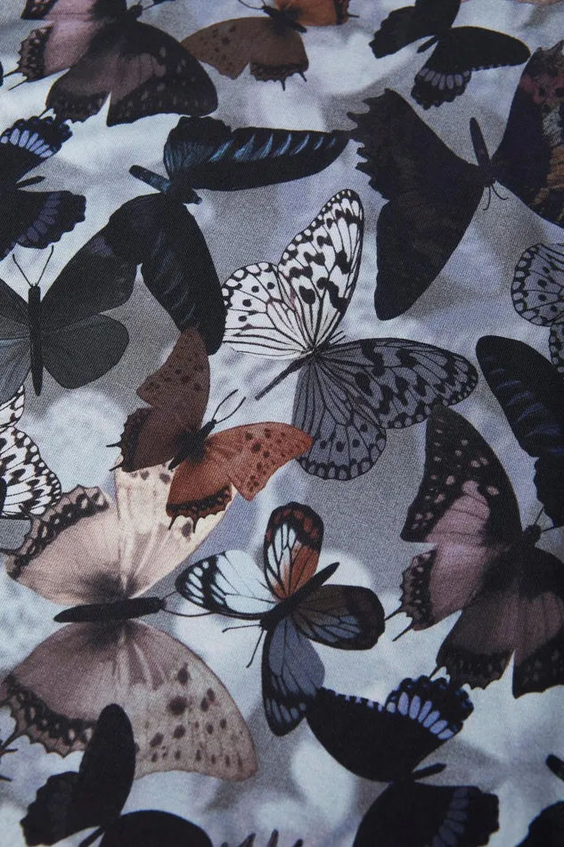 Ressi Fitted Tee Multi Dark Butterfly Women L039Agence Tees Ressi Fitted Tee Multi Dark Butterfly Women L039Agence Tees