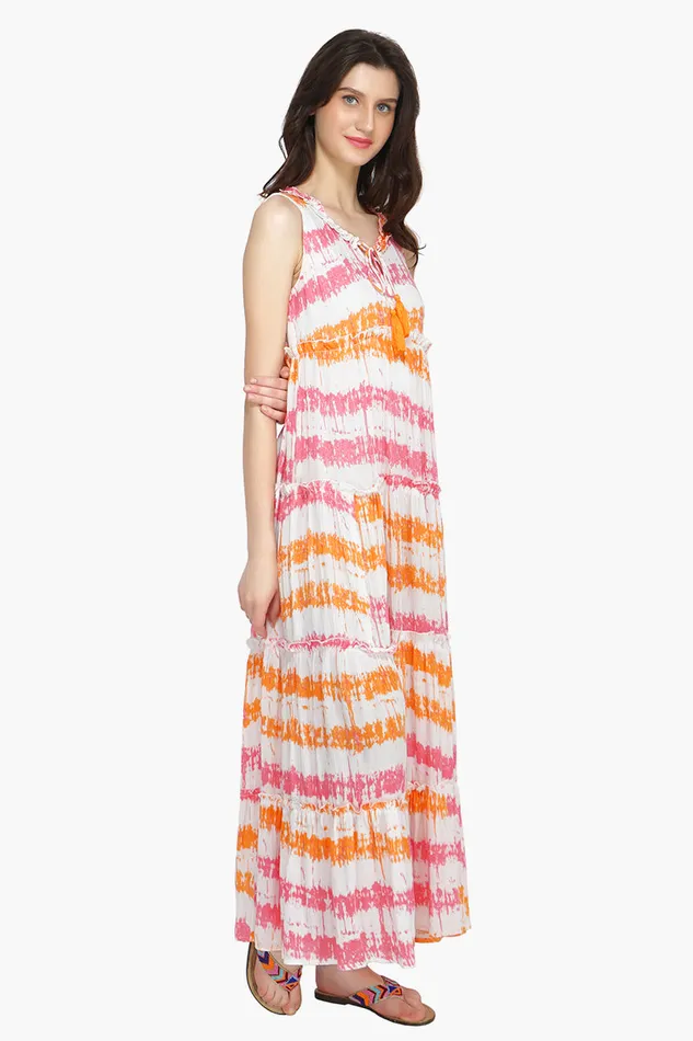 Reva Tie Dye Maxi Dress Reva Tie Dye Maxi Dress