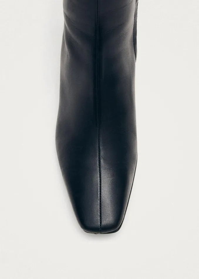 Rory Black Leather Boots Women ALOHAS Boots