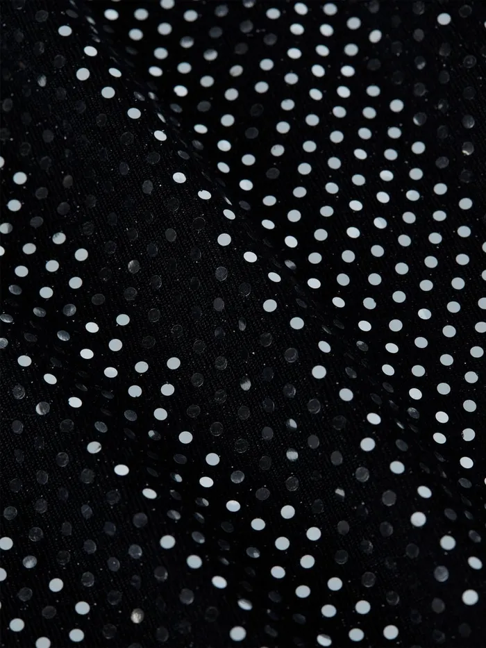 Rosetta Sequin TwistFront Dress Blacksilver Women L039Agence Dresses and Jumpsuits Rosetta Sequin TwistFront Dress Blacksilver Women L039Agence Dresses and Jumpsuits